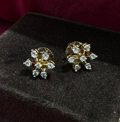Earring Eartops 188 DIAMOND  WHITE