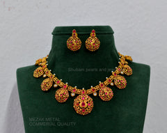 NECKLACE Necklace 903 NAKSHI AD STONE RUBY