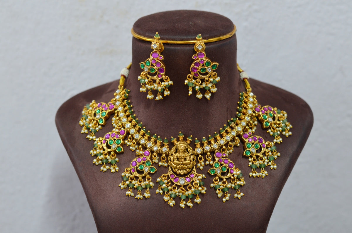 NECKLACE Necklace 951 NAKSHI JADAU MIX MULTI COLOR