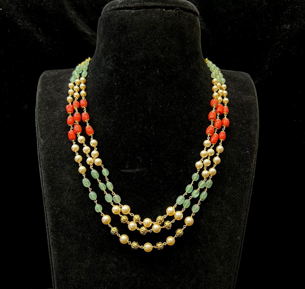 BEADS MALA AND CHAINS BANDHAI MALA 017 MULTI COLOR 18-20