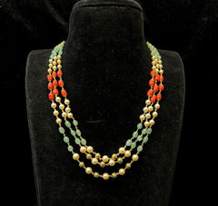 BEADS MALA AND CHAINS BANDHAI MALA 017 MULTI COLOR 18-20