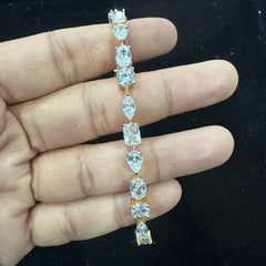 BRACELET/BANGLE Bracelet 045 DUAL PLATING DIAMOND LOOK Openable
