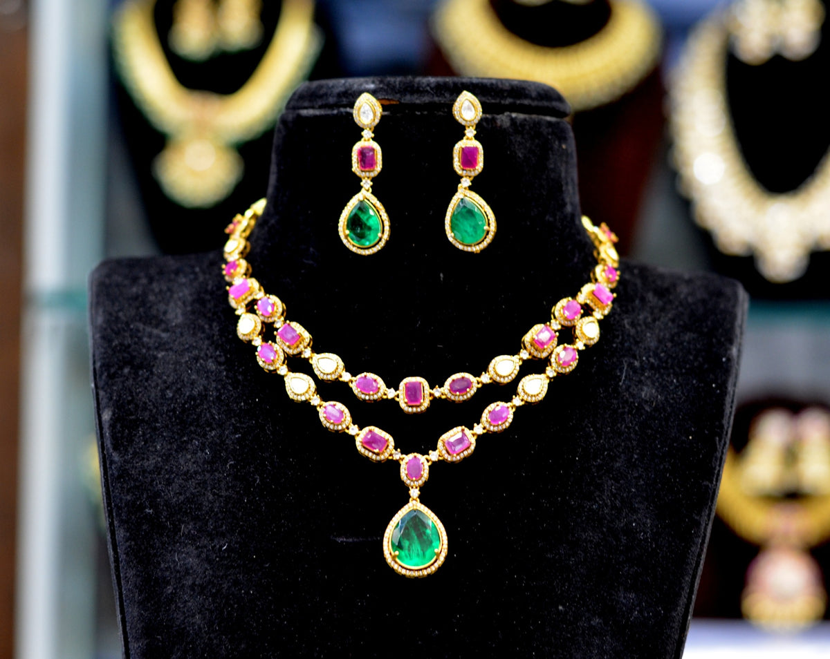 NECKLACE Necklace 679 MOZONITE MULTI COLOR