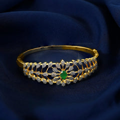 BRACELET/BANGLE bracelet 048 EMERALD Openable