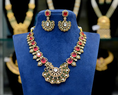 NECKLACE necklace 899 MOZONITE RUBY