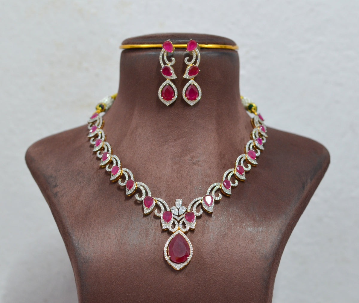 NECKLACE necklace 967 DIAMOND RUBY