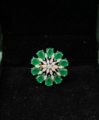 FINGERRING Finger ring 42 DIAMOND EMERALD