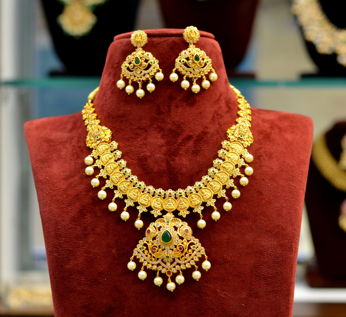 NECKLACE Necklace 683 NAKSHI AD STONE MULTI COLOR