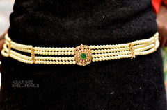 VADDANAM pearl shell vaddnam 001 - PEM001 MOZONITE EMERALD