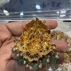 PENDANT SET CHAINS Locket 036 NAKSHI AD STONE MULTI COLOR