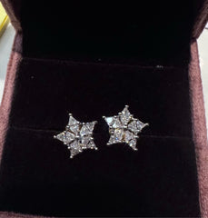 Earring ER090 DIAMOND  WHITE