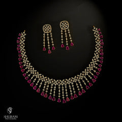 NECKLACE necklace 110 DIAMOND RUBY