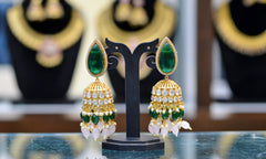 Earring Earrings 294 VICKTORIAN  Green