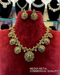 NECKLACE Necklace 903 NAKSHI AD STONE Green