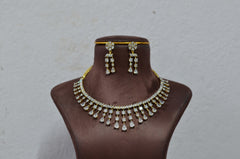 NECKLACE Nk105 DIAMOND  WHITE