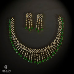NECKLACE necklace 110 DIAMOND EMERALD