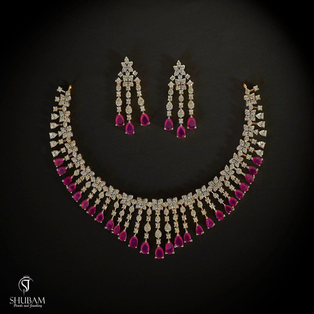 NECKLACE Necklace 111 DIAMOND RUBY