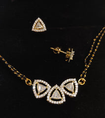 MANGALSUTRA MNG014 DIAMOND  WHITE