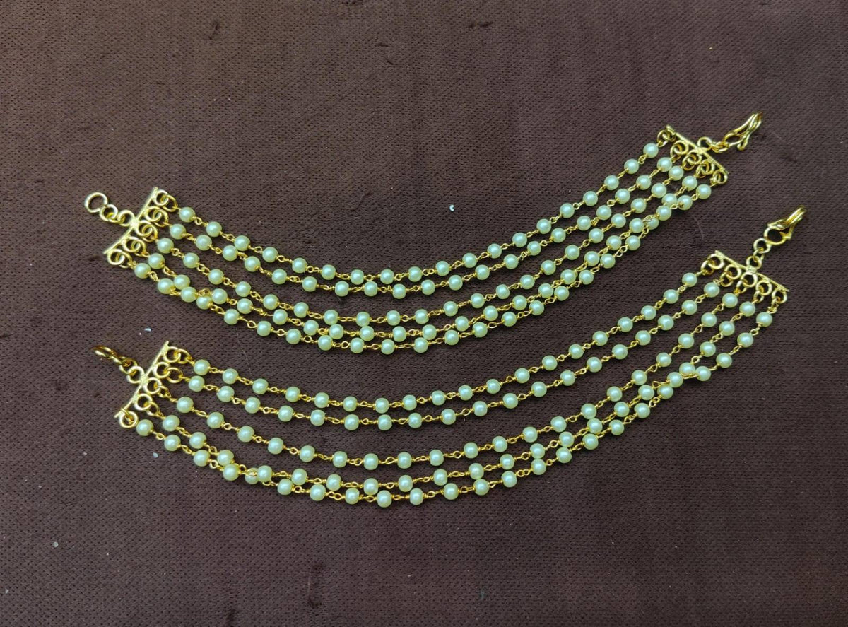 ACCESSORIES EAR Champswrl 5 line PEARLS medium