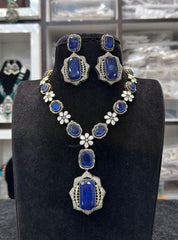 NECKLACE nk057 VICKTORIAN  BLUE