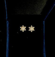 Earring Eartops 151 DIAMOND DUAL PLATING DIAMOND LOOK