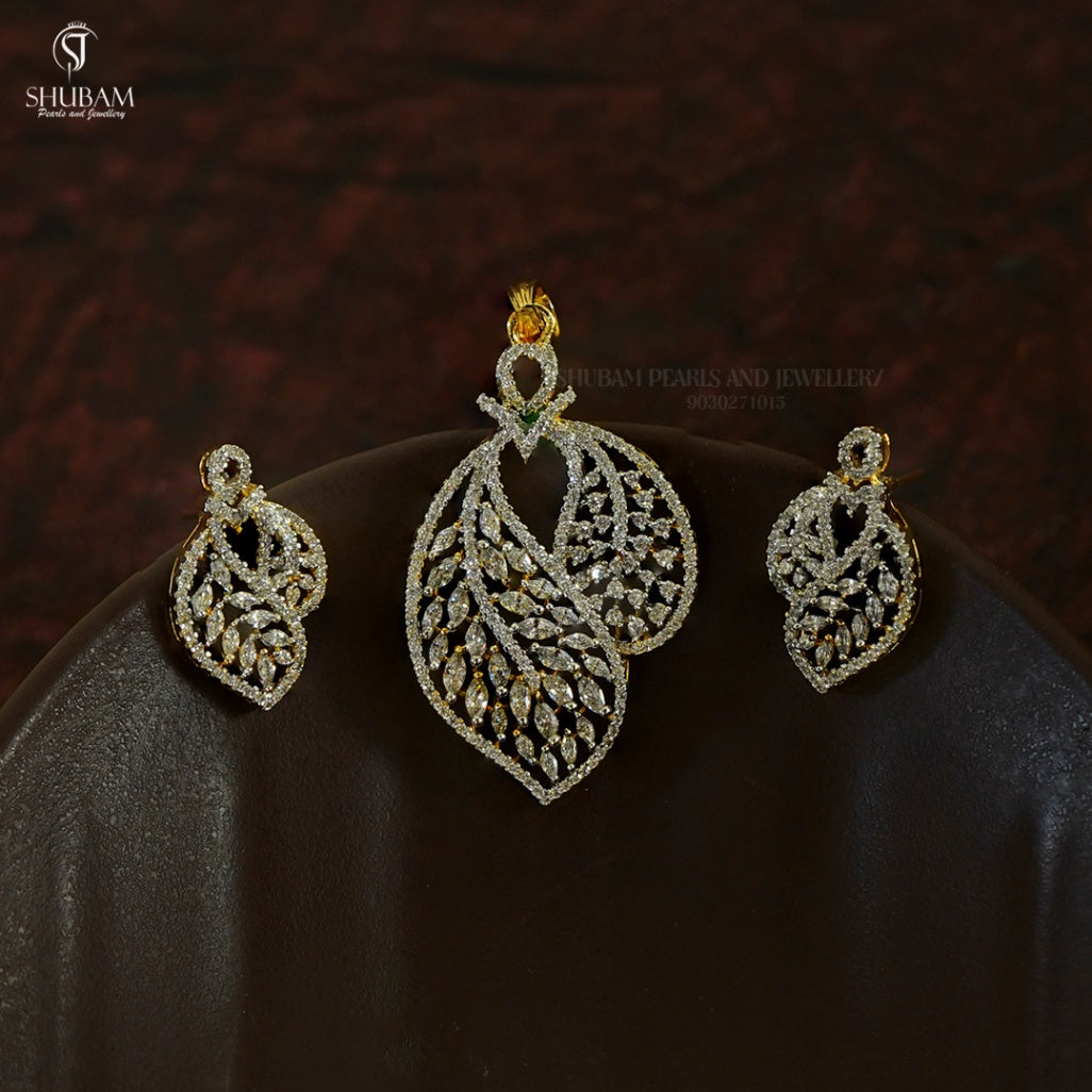 PENDANT SET CHAINS pendant 203 DIAMOND WHITE