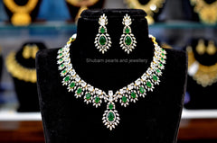 NECKLACE Necklace 012 DIAMOND EMERALD