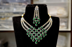 NECKLACE necklace 155 DIAMOND EMERALD