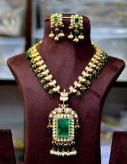 NECKLACE Necklace 791 MOZONITE EMERALD