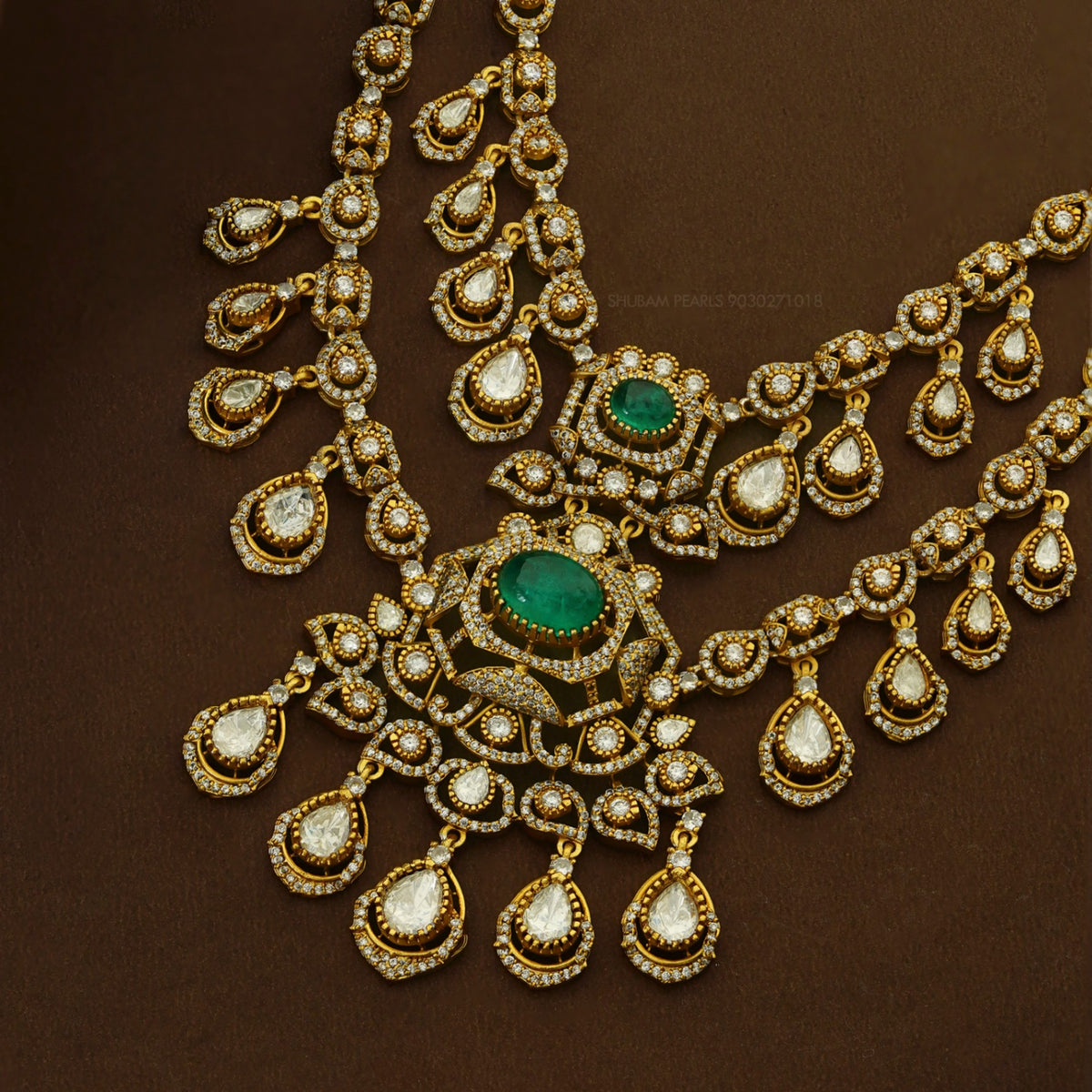 NECKLACE Necklace 036 MOZONITE EMERALD