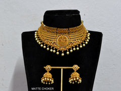 CHOKER Ch042 MATTE NAKSHI MULTI COLOR
