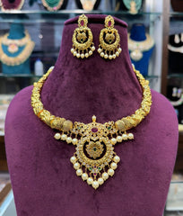 NECKLACE necklace 090 GOLDEN STONE MULTI COLOR