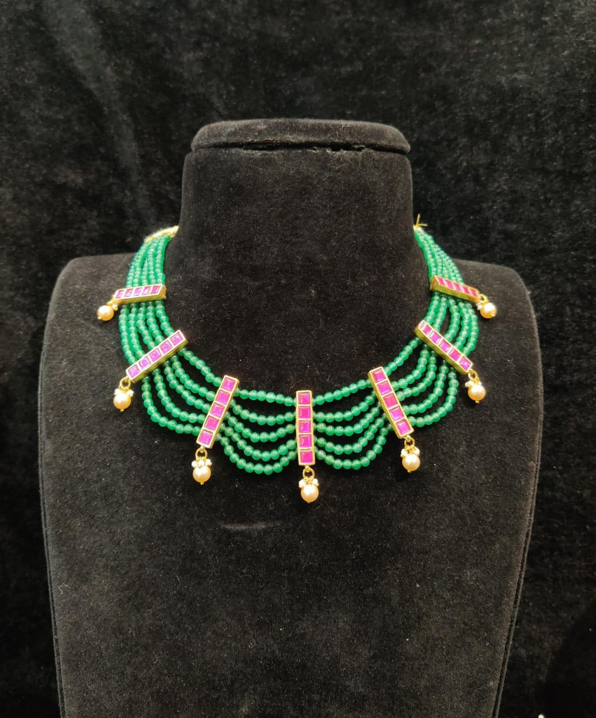 NECKLACE Necklace 526 JADAU EMERALD