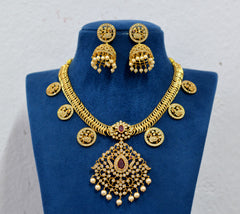 NECKLACE Necklace 932 GOLDEN STONE RUBY