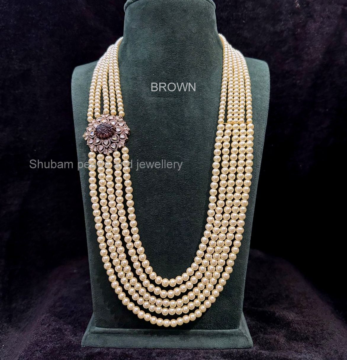 BEADS MALA AND CHAINS Sidelocket 1 EMETHYST PURPLE Long