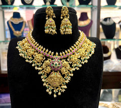 NECKLACE necklace 098 NAKSHI JADAU MIX MULTI COLOR