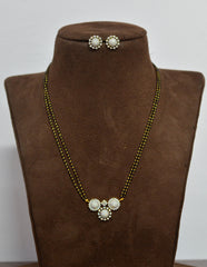 MANGALSUTRA Manglasutra 059 DIAMOND  DUAL PLATING DIAMOND LOOK