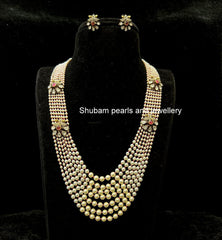 BEADS MALA AND CHAINS Beads mala 043 RUBY 20-22