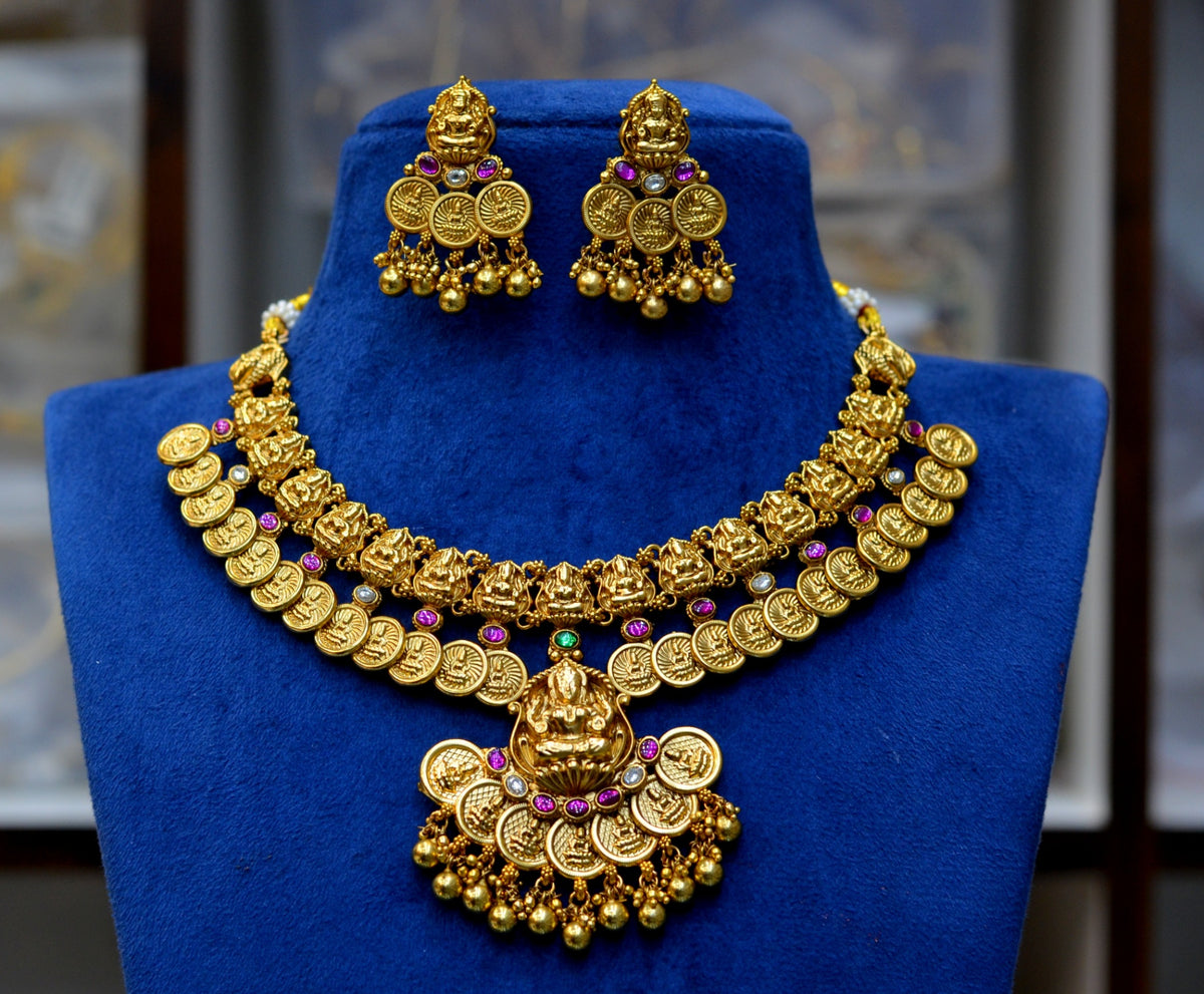 NECKLACE Necklace 766 NAKSHI ANTQIUE MULTI COLOR