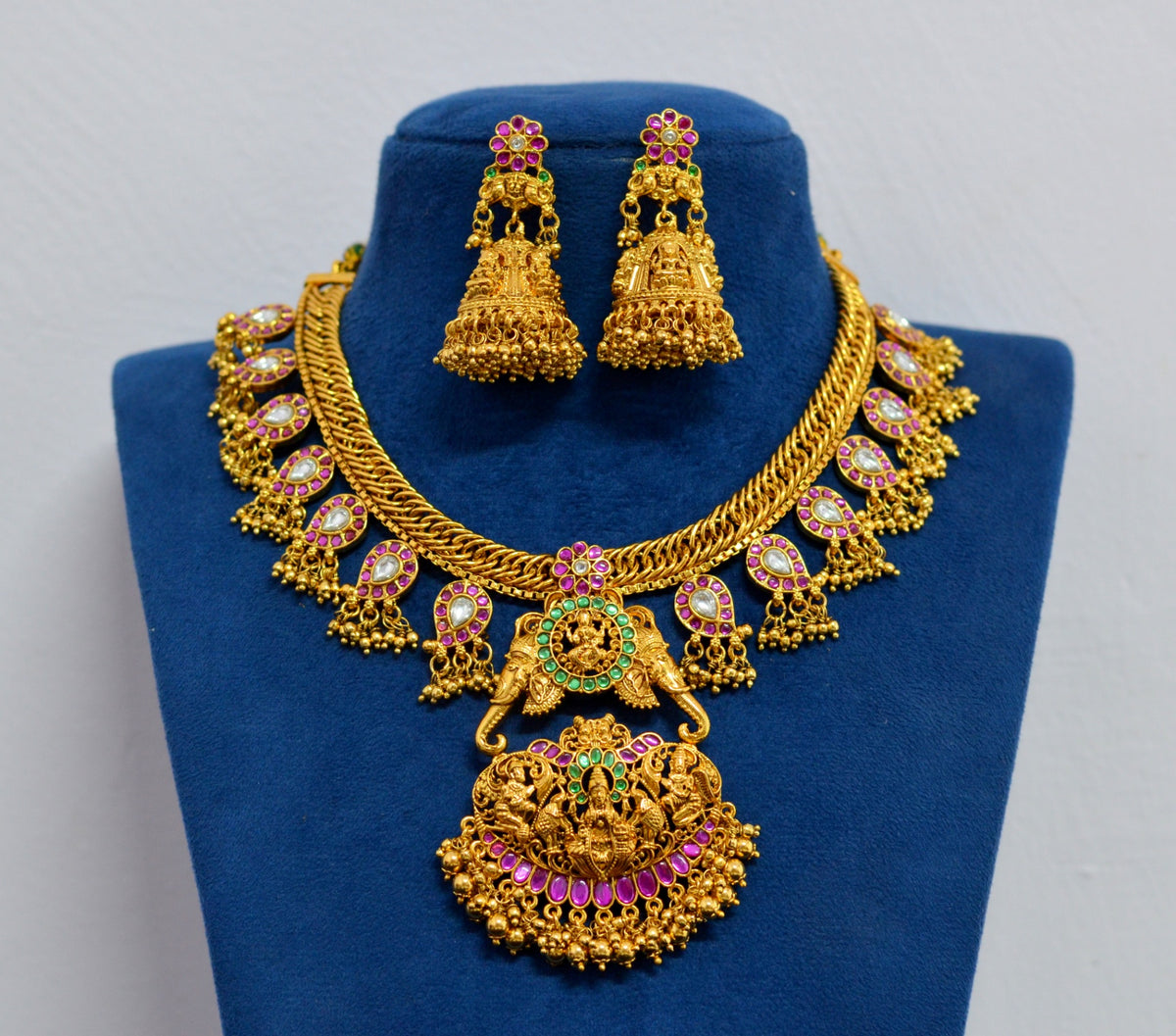 NECKLACE Jalebi 8 KUNDAN GOLDEN