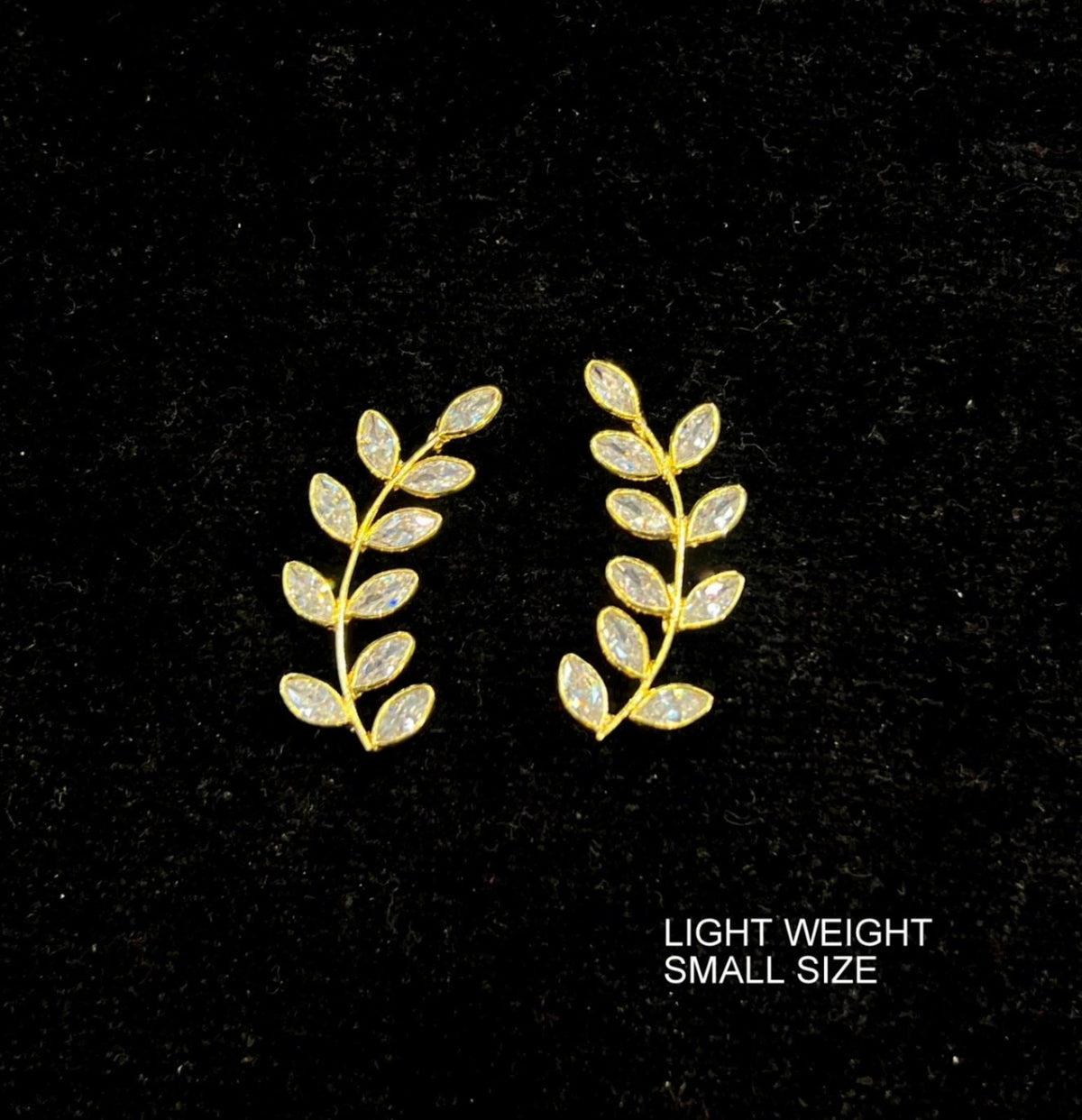 Earring Earcuff 007 GOLDEN STONE GOLDEN