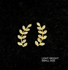 Earring Earcuff 007 GOLDEN STONE GOLDEN