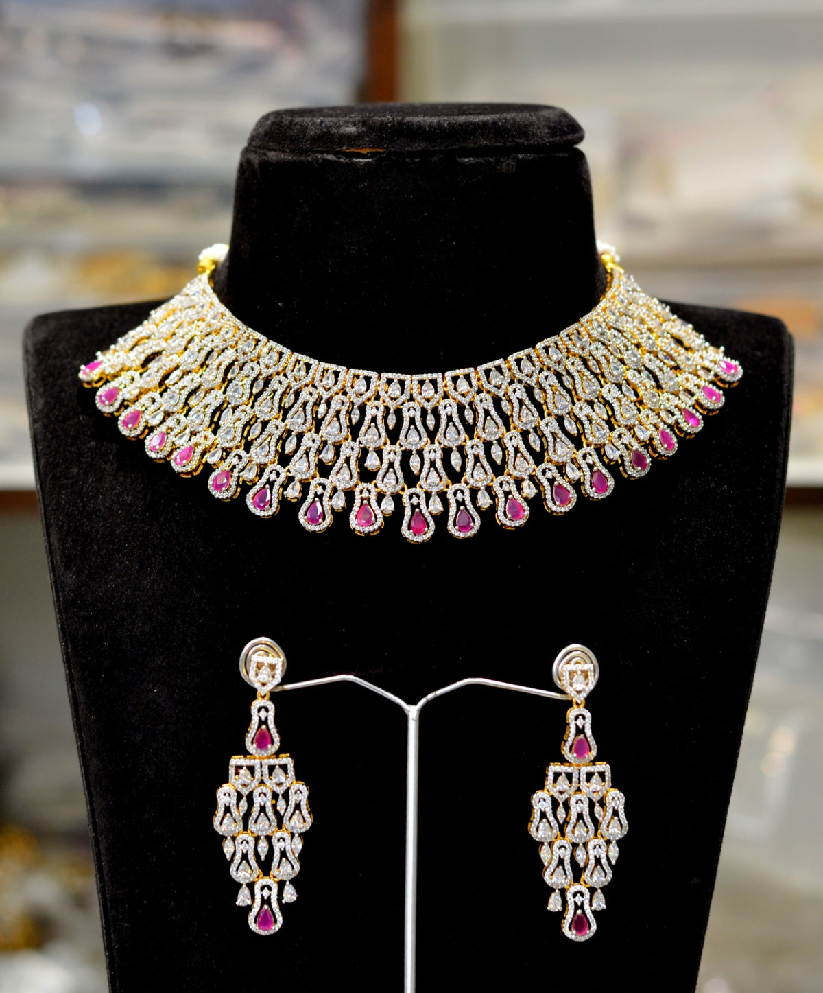NECKLACE necklace 157 DIAMOND RUBY