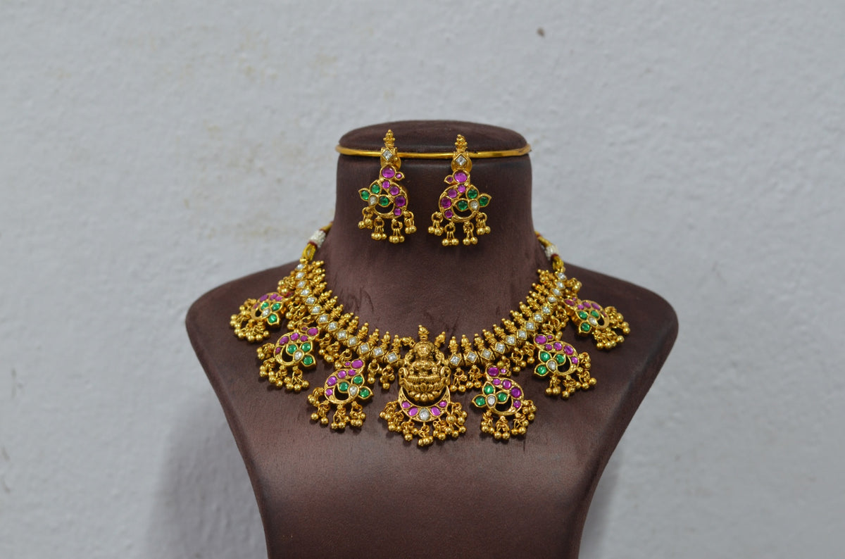 NECKLACE Necklace 951 NAKSHI JADAU MIX GOLDEN