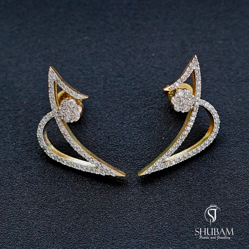 Earring Eartops 063 DIAMOND WHITE