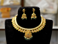 NECKLACE jalebi necklace 12 JADAU MULTI COLOR