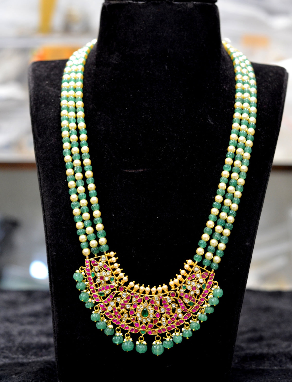 JADAU Jadau beads mala 002 JADAU MULTI COLOR