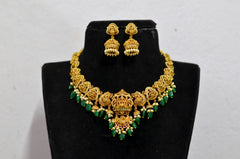 NECKLACE necklace 964 NAKSHI ANTQIUE EMERALD