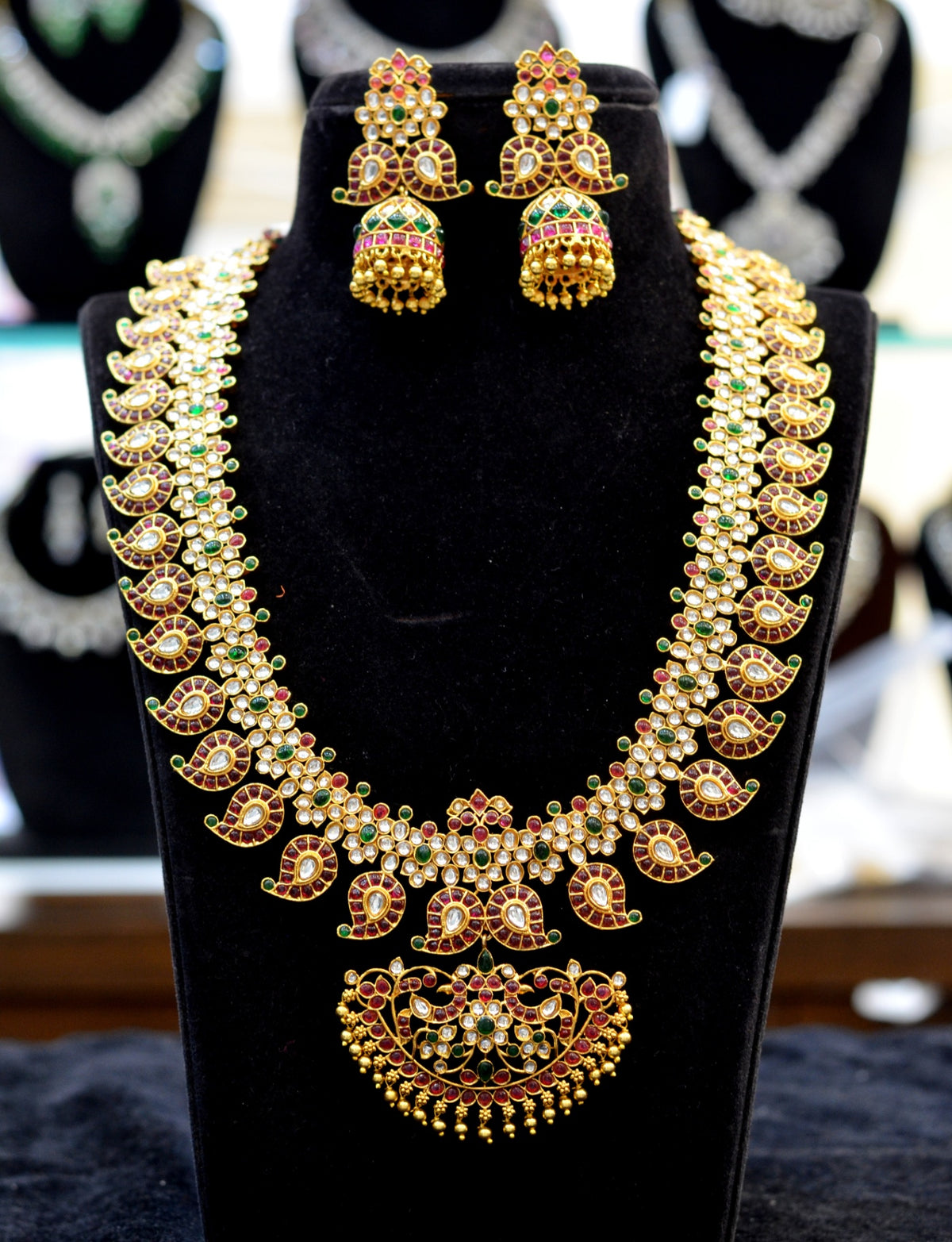 NECKLACE Long KEMPU MANGO - SHO KEMPu MULTI COLOR