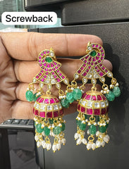 JADAU Earrings 096 JADAU MULTI COLOR
